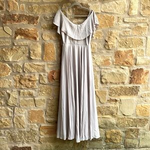 Grey Bridesmaid or Formal Dress, M